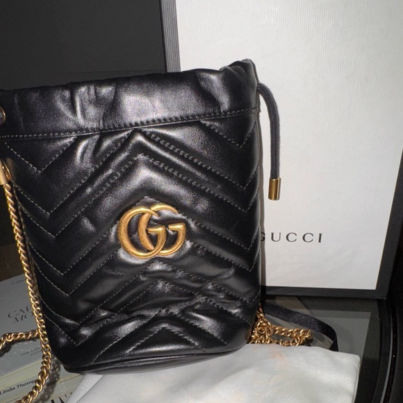 Gucci Marmony Mini Bucket Bag - Picture 1 of 6